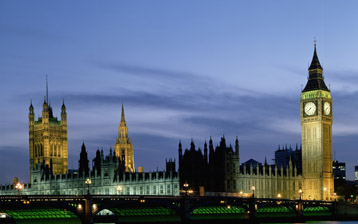 

Обои города 1024x768 Англия Лондон Парламент 

