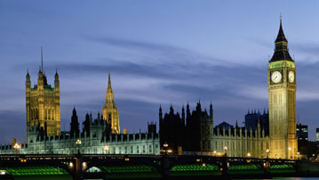 

Обои города 1280x720 Англия Лондон Парламент 

