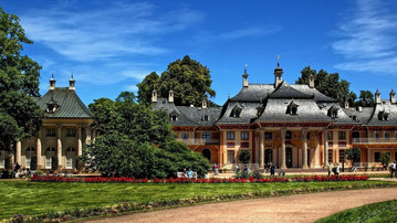 

Заставки города 1280x800 Дрезден Pillnitz Castle

