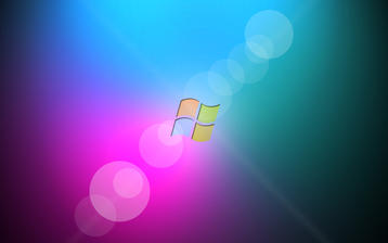 

Windows 7 обои, лучи, фиолетовый фон

