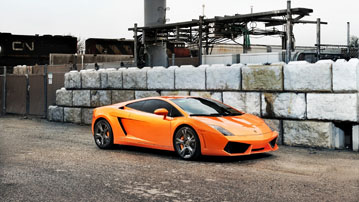 

Обои авто Lamborghini Orange Car

