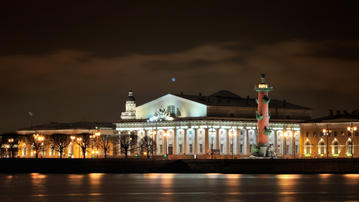 

Фото города, Ленинград, Питер, ночь

