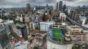 

Красивые обои города 1366x768 Токио Футбольное поле

