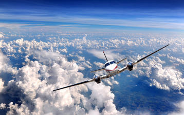 

фото коммерческий самолет, небо

