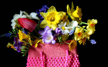 

Фото красивый весенний букет 1440x900

