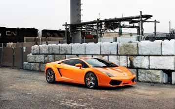 

Обои авто Lamborghini Orange Car

