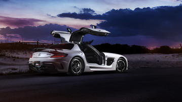 

Заставки автомобили Авто Mercedes Sls Black Renntech

