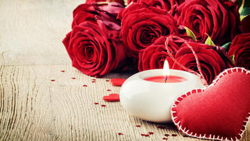 

Картинка любовь, розы, свечка, романтика

