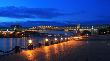 

Обои города на рабочий стол Москва Мост Пушкинская Набережная скачать бесплатно.

