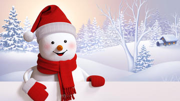 

Картинка Рождество, снеговик, зимний праздник

