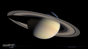 

Обои космос Сатурн 1920x1080

