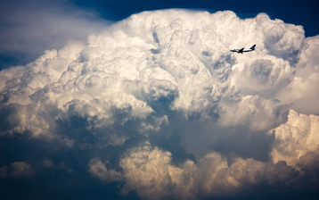 

Обои авиация самолет облака красота

