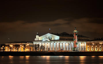 

Фото города, Ленинград, Питер, ночь

