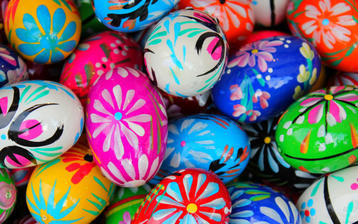 

Красивые фото праздники, крашенные яйца


