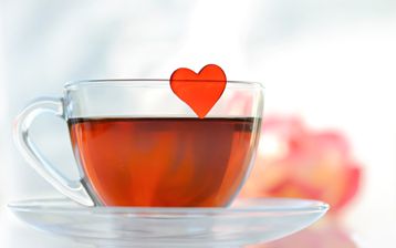 

Картинка чай с валентинкой

